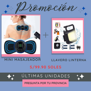 🤩MINI MASAJEADOR EMS CON 49% DE DESCUENTO POR ESTA SEMANA💥